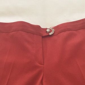 Salvatore Ferragamo Orange Ladies Trousers